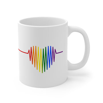 Pride Heart LGBT -Ceramic Mug 11oz