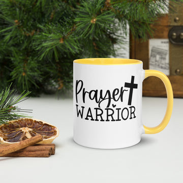 Prayer Warrior -Mug with Color Inside