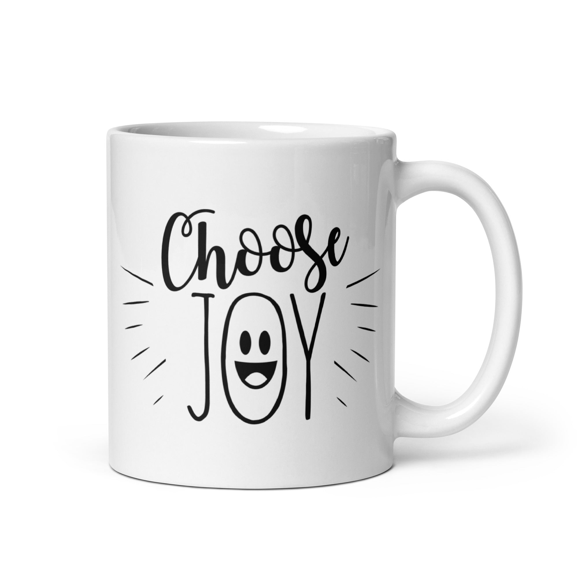 Choose Joy -White glossy mug